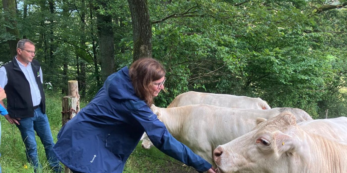 Besuch von Staatssekretärin Dr. Ophelia Nick